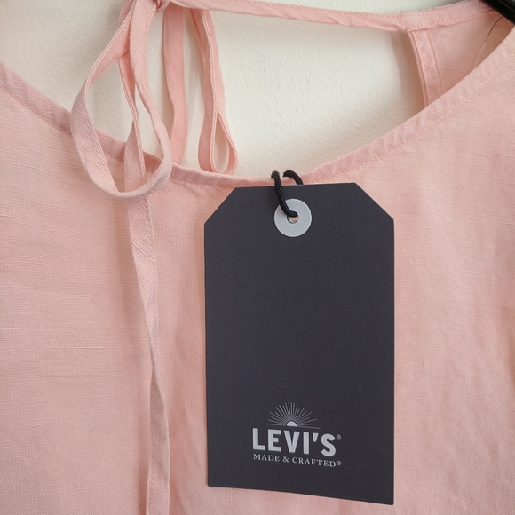 NWT Levi's Made & Crafted collection Villa Blouse. Orig. $248 Color coral - Picture 8 of 10